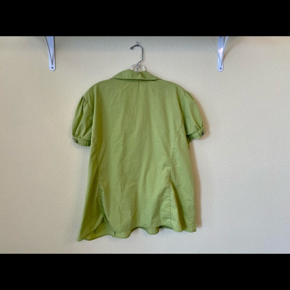 Apt. 9 SS lime green blouse - Picture 2 of 8